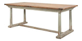 Amelia Two Tone Rectangle Extendable Dining Table Dining Tables LOOMLAN By Sarreid