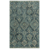 Amen Medallion Blue/ Beige Large Area Rugs For Living Room Area Rugs LOOMLAN By LOOMLAN