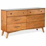 Americ Modern 6 Drawer Dresser Dressers LOOMLAN By Sunny D