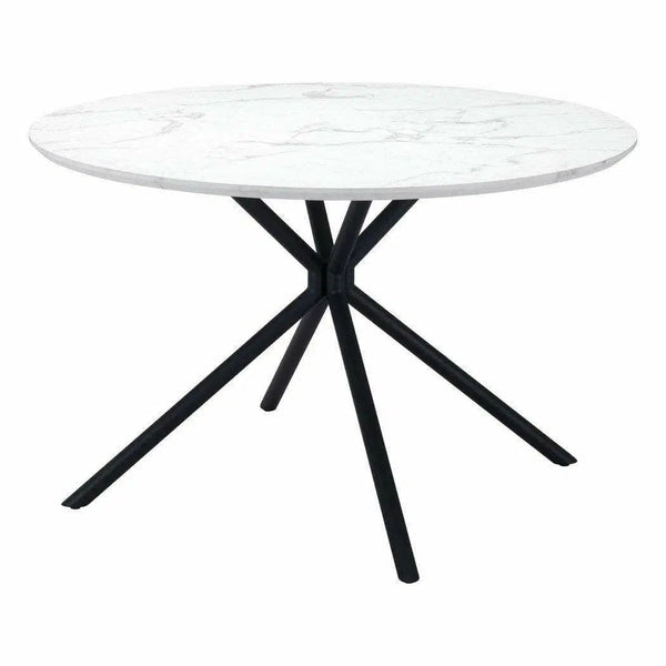 Amiens Dining Table White Dining Tables LOOMLAN By Zuo Modern