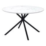 Amiens Dining Table White Dining Tables LOOMLAN By Zuo Modern