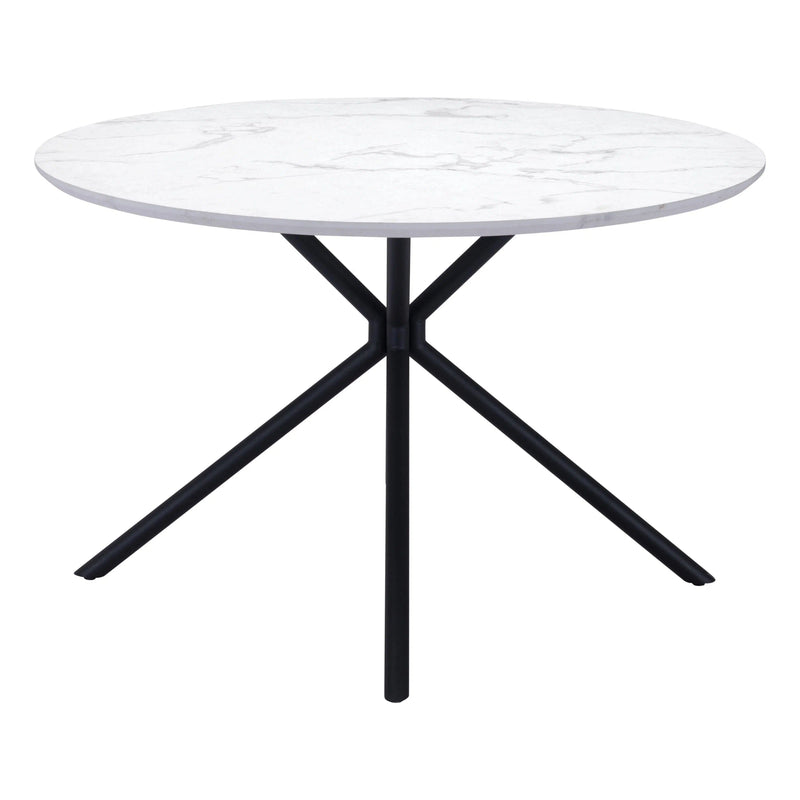 Amiens Dining Table White Dining Tables LOOMLAN By Zuo Modern