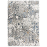 Amin Abstract Gray/ Blue Large Area Rugs For Living Room Area Rugs LOOMLAN By LOOMLAN