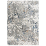 Amin Abstract Gray/ Blue Large Area Rugs For Living Room Area Rugs LOOMLAN By LOOMLAN