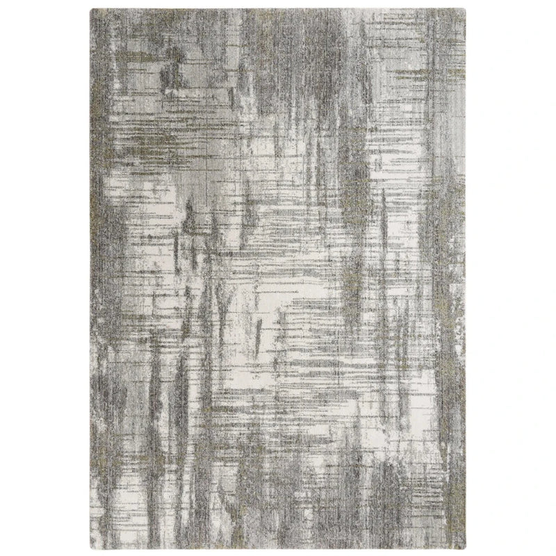 Ammi Abstract Beige/ Multi Large Area Rugs For Living Room Area Rugs LOOMLAN By LOOMLAN