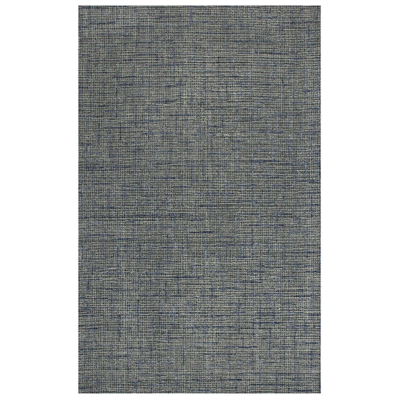 Amna Checkered Blue Area Rugs For Living Room Area Rugs LOOMLAN By LOOMLAN