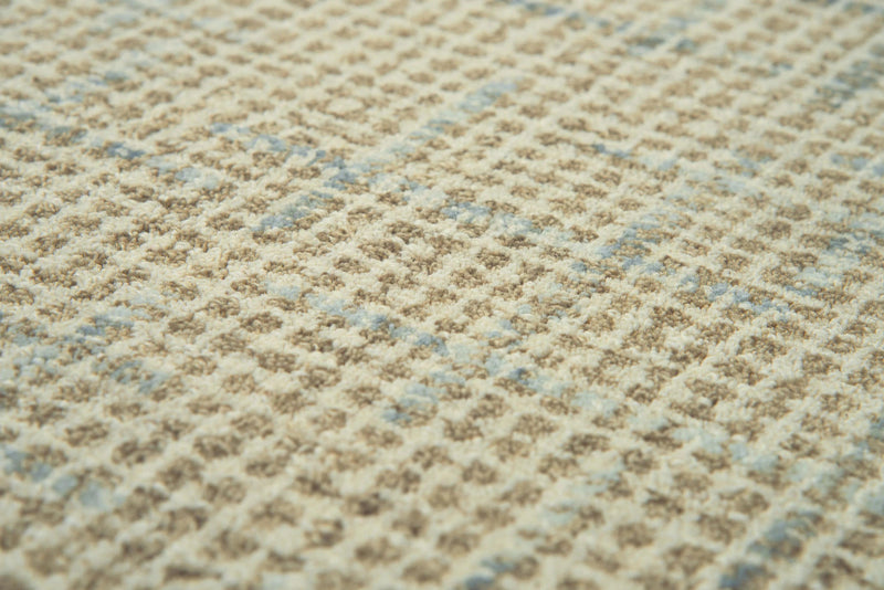 Amoy Checkered Beige Area Rugs For Living Room Area Rugs LOOMLAN By LOOMLAN