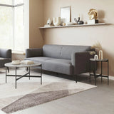 Amsterdam Gray Sofa Slate in Polyester Fabric Sofas & Loveseats LOOMLAN By Zuo Modern