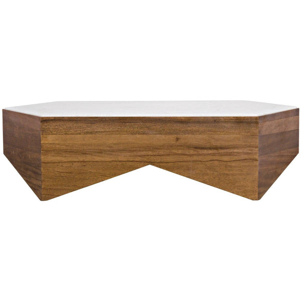 Amsterdam Wood Geometric Coffee Table Coffee Tables LOOMLAN By Noir