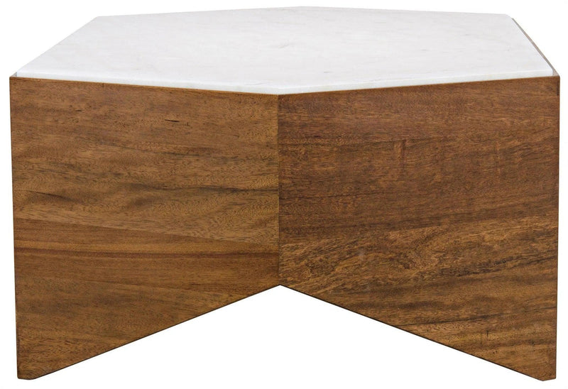 Amsterdam Wood Geometric Coffee Table Coffee Tables LOOMLAN By Noir