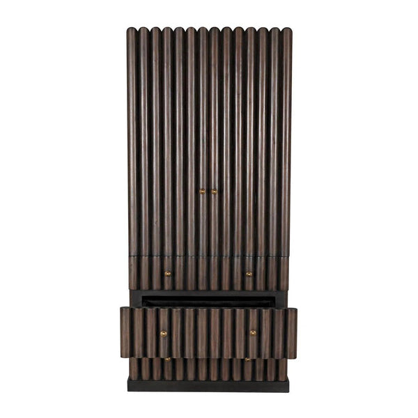 Amunet Hutch Bookcase Armoire Cabinet Bookcases LOOMLAN By Noir