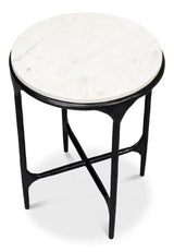 Anapa Round End Table Side Tables LOOMLAN By Sarreid