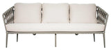 Andaman 3 Seat Sofa - Light Gray Outdoor Sofa Outdoor Sofas & Loveseats LOOMLAN By Seasonal Living