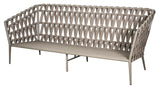 Andaman 3 Seat Sofa - Light Gray Outdoor Sofa Outdoor Sofas & Loveseats LOOMLAN By Seasonal Living