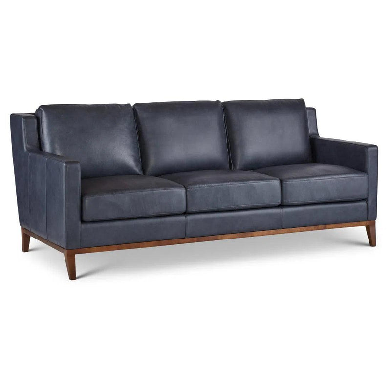 Anders Leather Sofa Handcrafted and Made to Order Sofas & Loveseats LOOMLAN By One For Victory