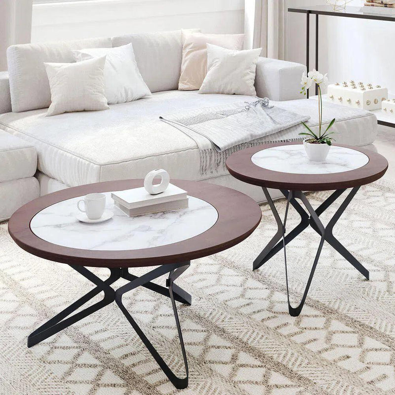 Anderson Coffee Table Set Multicolor Coffee Tables LOOMLAN By Zuo Modern