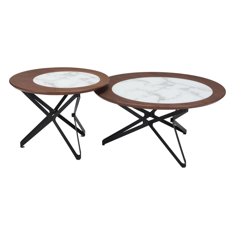 Anderson Coffee Table Set Multicolor Coffee Tables LOOMLAN By Zuo Modern