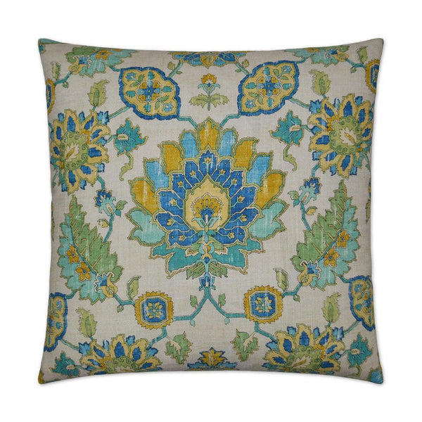 Andromeda Caribe Multi Color Throw Pillow With Insert Throw Pillows LOOMLAN By D.V. Kap