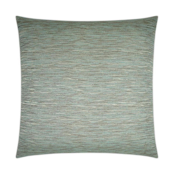 Angelique Aqua Abstract Mist Large Throw Pillow With Insert Throw Pillows LOOMLAN By D.V. Kap
