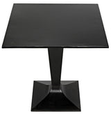 Anoil Bistro Table, Black Steel Side Tables LOOMLAN By Noir