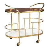 Antalya Bar Cart Multicolor Home Bar Carts LOOMLAN By Zuo Modern