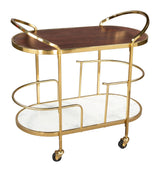 Antalya Bar Cart Multicolor Home Bar Carts LOOMLAN By Zuo Modern