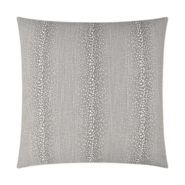 Antelope Flint Grey Throw Pillow With Insert Throw Pillows LOOMLAN By D.V. Kap