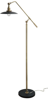 Antique Brass Aluminum Mid-Century Modern Floor Lamp Floor Lamps LOOMLAN By Jamie Young