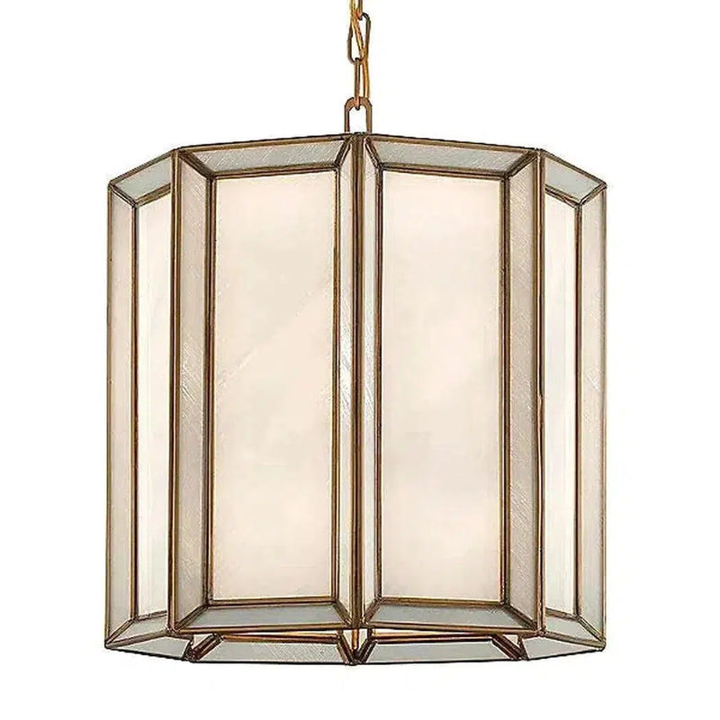 Antique Brass Daze Rectangular 15-Light Multi-Drop Pendant Pendants LOOMLAN By Currey & Co