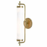 Antique Brass Latimer Brass Wall Sconce Barry Goralnick Wall Sconces LOOMLAN By Currey & Co