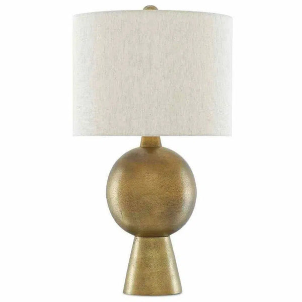 Antique Brass Rami Brass Table Lamp Table Lamps LOOMLAN By Currey & Co