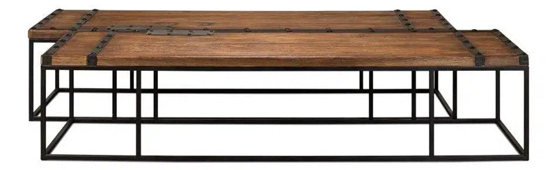 Antique Door Coffee Table Extra Large Size Reclaimed Wood Coffee Tables LOOMLAN By Sarreid