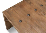 Antique Door Coffee Table Reclaimed Wood Coffee Tables LOOMLAN By Sarreid