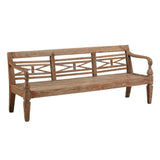 Antique Plantation Grown Teak Bench Outdoor Benches LOOMLAN By Furniture Classics