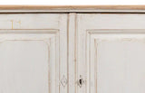 Antique Whitewash Extra Wide Sideboard 6 Door Sideboards LOOMLAN By Sarreid