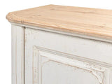 Antique Whitewash Sideboard 4 Door Sideboards LOOMLAN By Sarreid