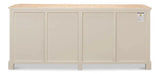 Antique Whitewash Sideboard 4 Door Sideboards LOOMLAN By Sarreid