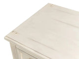 Antoinette Chest Of Two Drawers Distressed White Chests LOOMLAN By Sarreid