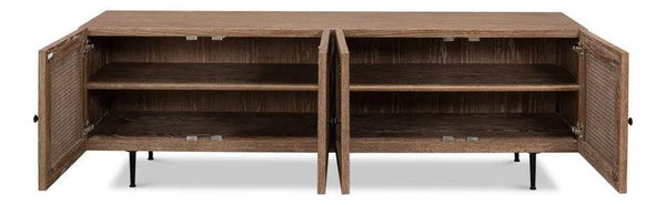 Anton Credenza TV Stand Cabinet for Living Room TV Stands & Media Centers LOOMLAN By Sarreid