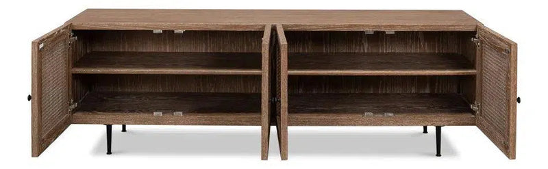 Anton Credenza TV Stand Cabinet for Living Room TV Stands & Media Centers LOOMLAN By Sarreid