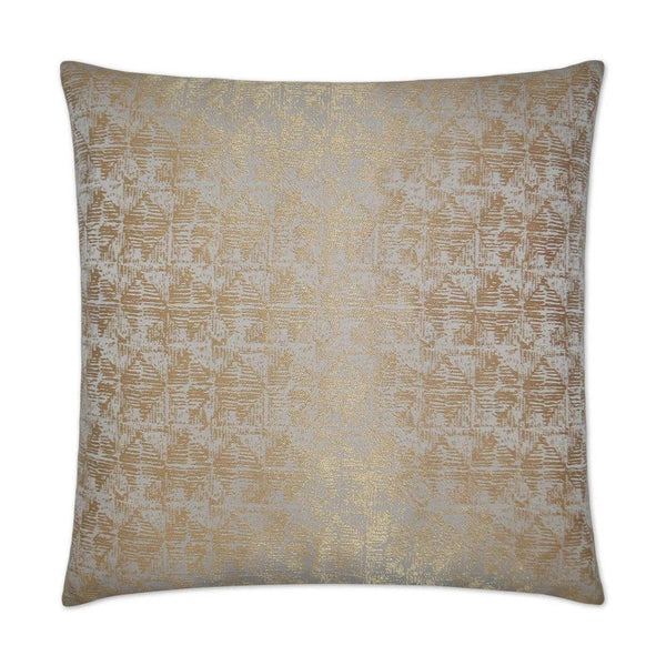 Anton Gold Throw Pillow With Insert Throw Pillows LOOMLAN By D.V. Kap