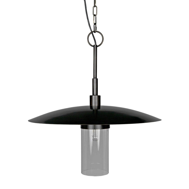 Anton Pendant, Metal with Aged Brass Finish Pendants LOOMLAN By Noir