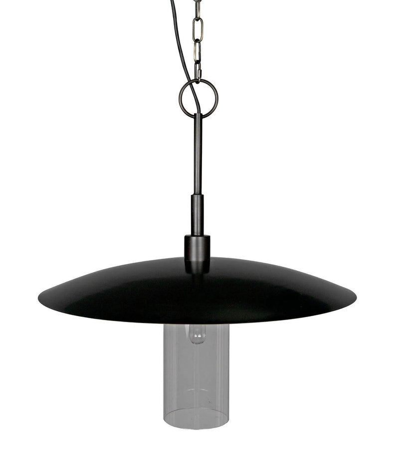 Anton Pendant, Metal with Aged Brass Finish Pendants LOOMLAN By Noir