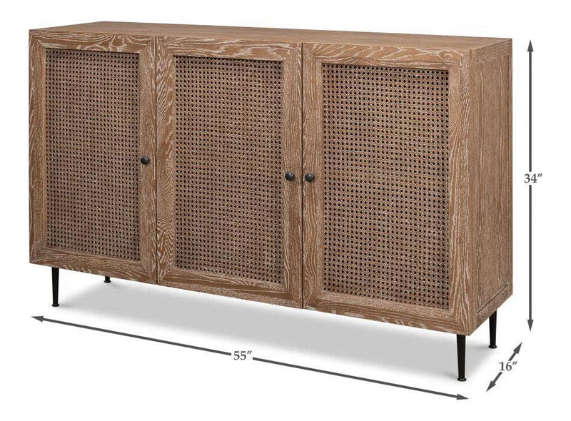 Anton Sideboard 3 Door Buffet for Dining Room Sideboards LOOMLAN By Sarreid