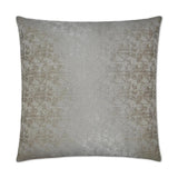 Anton Silver Throw Pillow With Insert Throw Pillows LOOMLAN By D.V. Kap