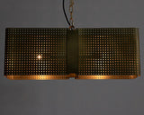 Apollo Metal Lantern With Brass Finish Lanterns LOOMLAN By Noir