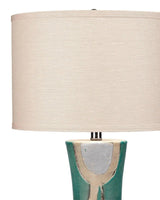 Aqua Ceramic Estel Table Lamp Table Lamps LOOMLAN By Jamie Young