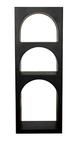 Aqueduct Bookcase, A, Black Metal Bookcases LOOMLAN By Noir