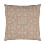 Arabesque Blush Brown Throw Pillow With Insert Throw Pillows LOOMLAN By D.V. Kap