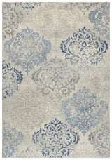 Aram Medallion Blue Large Area Rugs For Living Room Area Rugs LOOMLAN By LOOMLAN